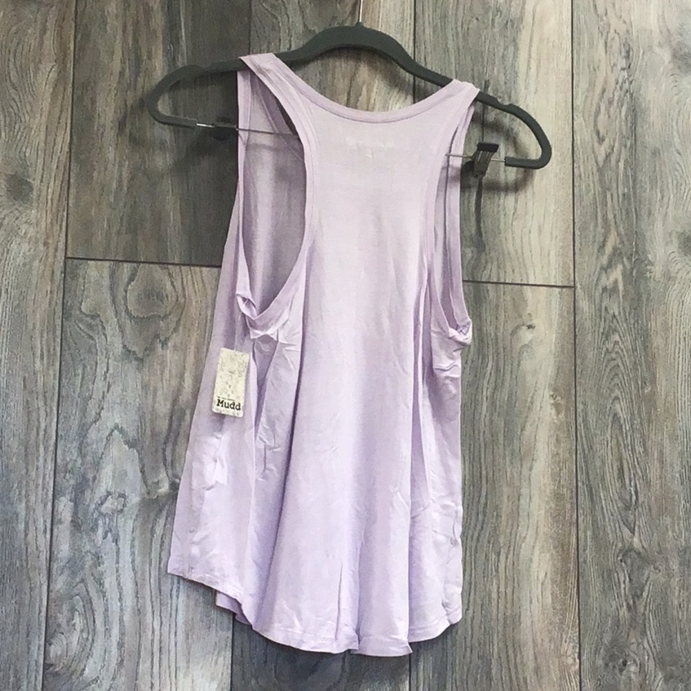 Mudd Solid Purple Raceback Tank - Picture 2 of 4